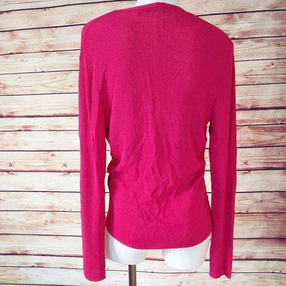 Bright Pink Vintage Anne Klein Cardigan - Picture 4 of 7